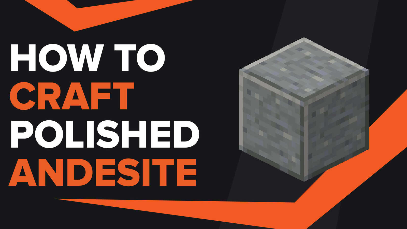 How To Make Polished Andesite In Minecraft