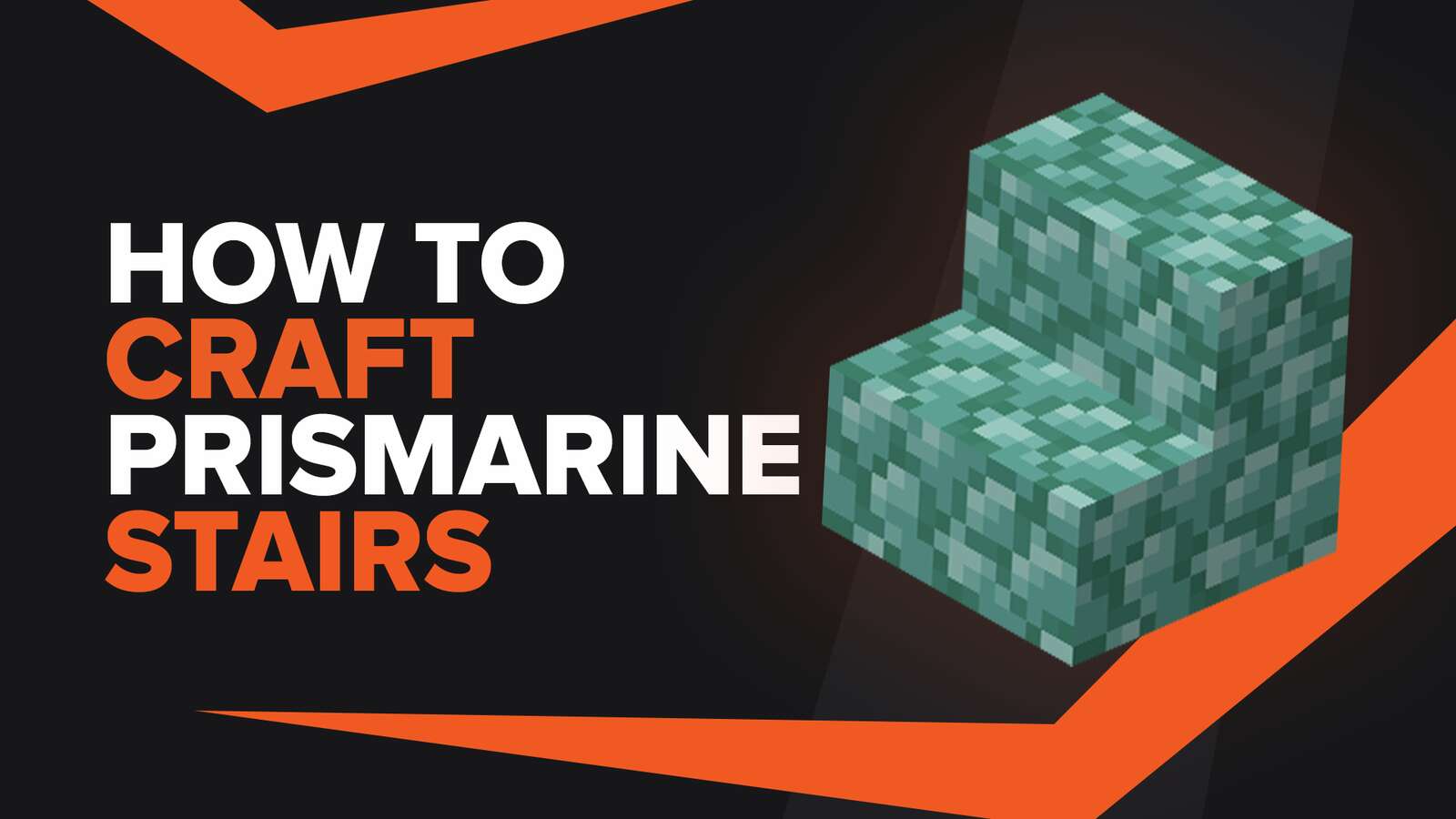 How To Make Prismarine Stairs In Minecraft