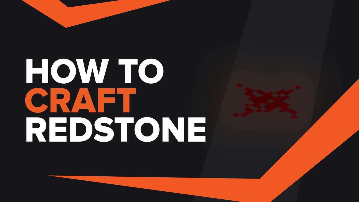 How To Make Redstone In Minecraft