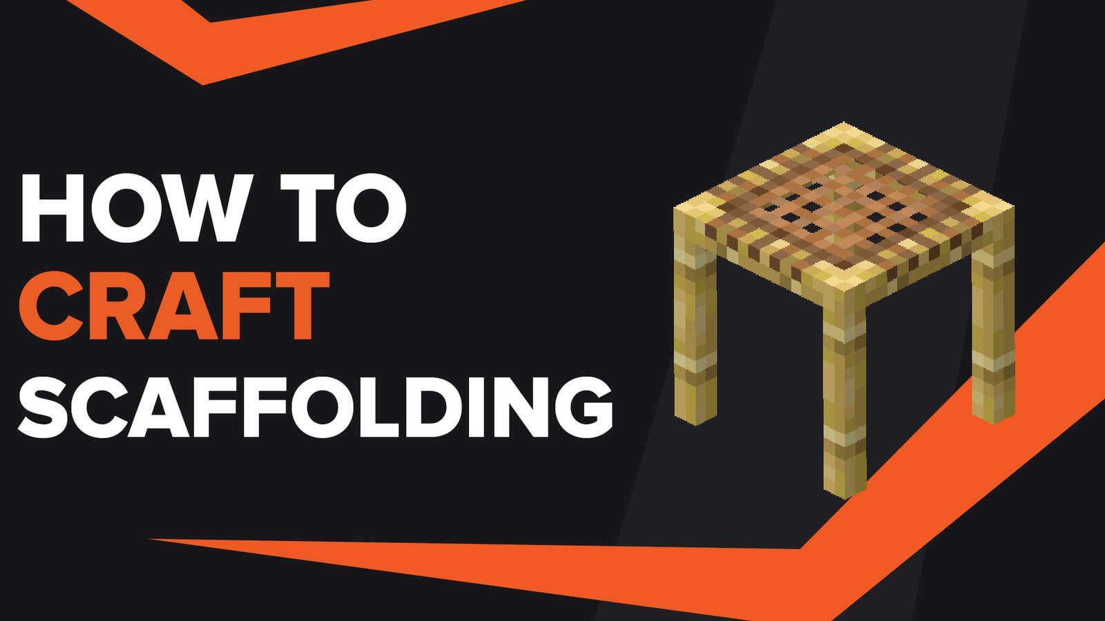 How To Make Scaffolding In Minecraft