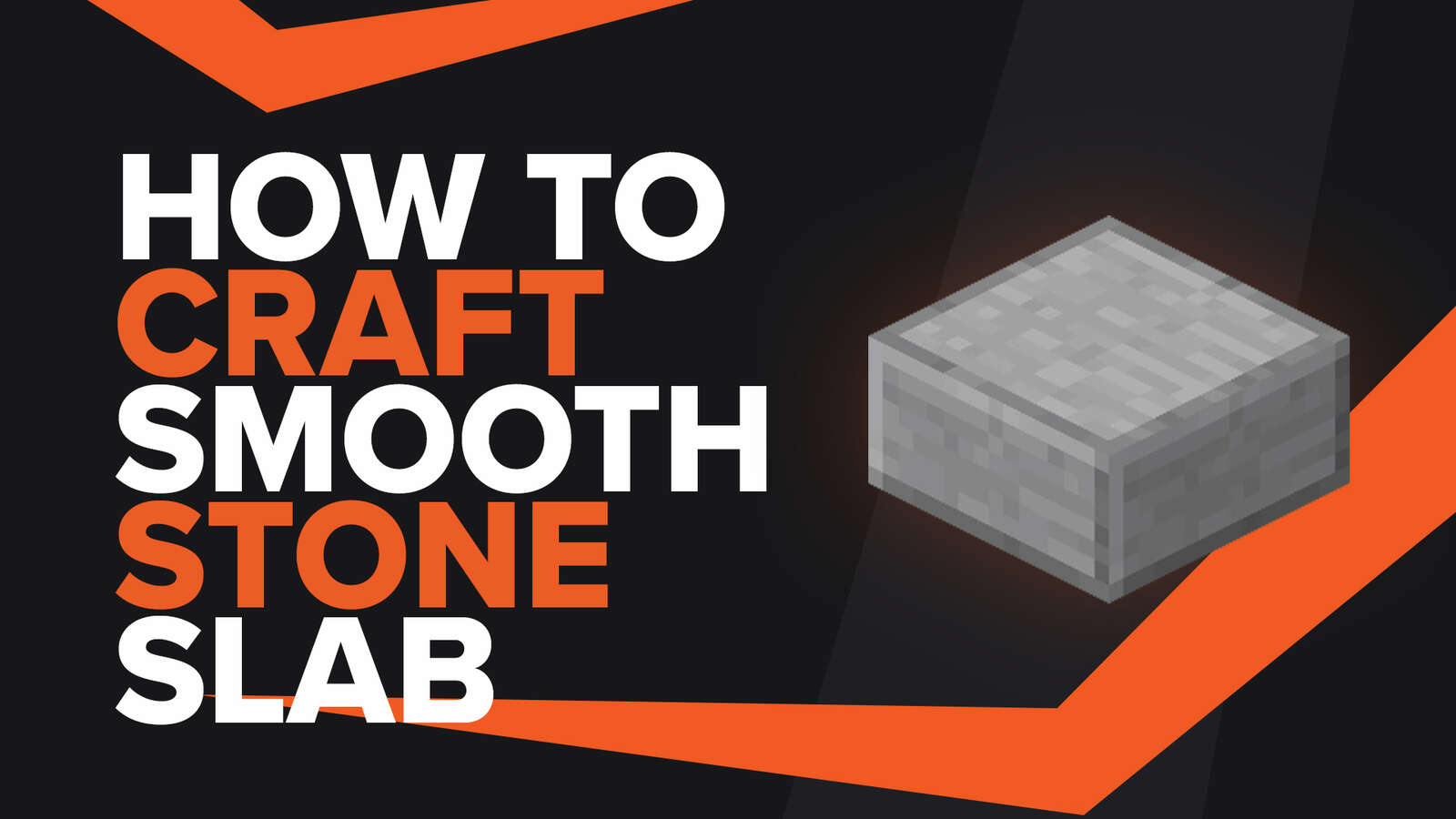 How To Make Smooth Stone Slab In Minecraft
