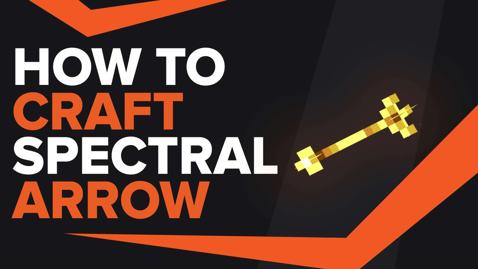 How To Make Spectral Arrow In Minecraft