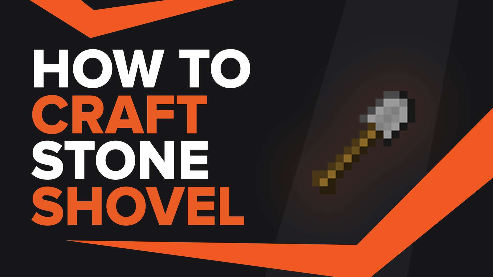 How To Make Stone Shovel In Minecraft