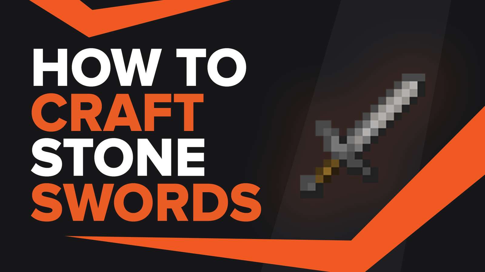 How To Make Stone Sword In Minecraft