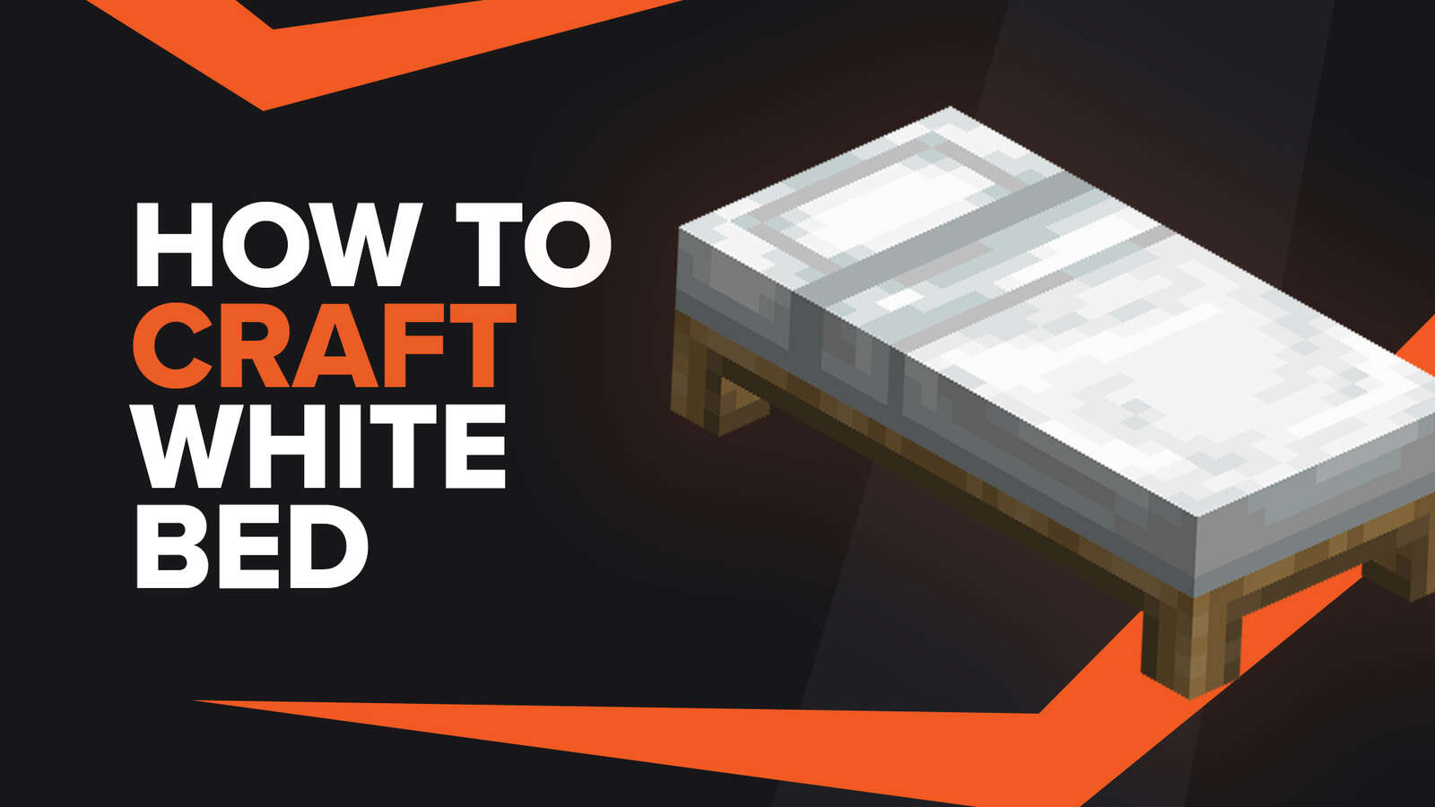How To Make White Bed In Minecraft
