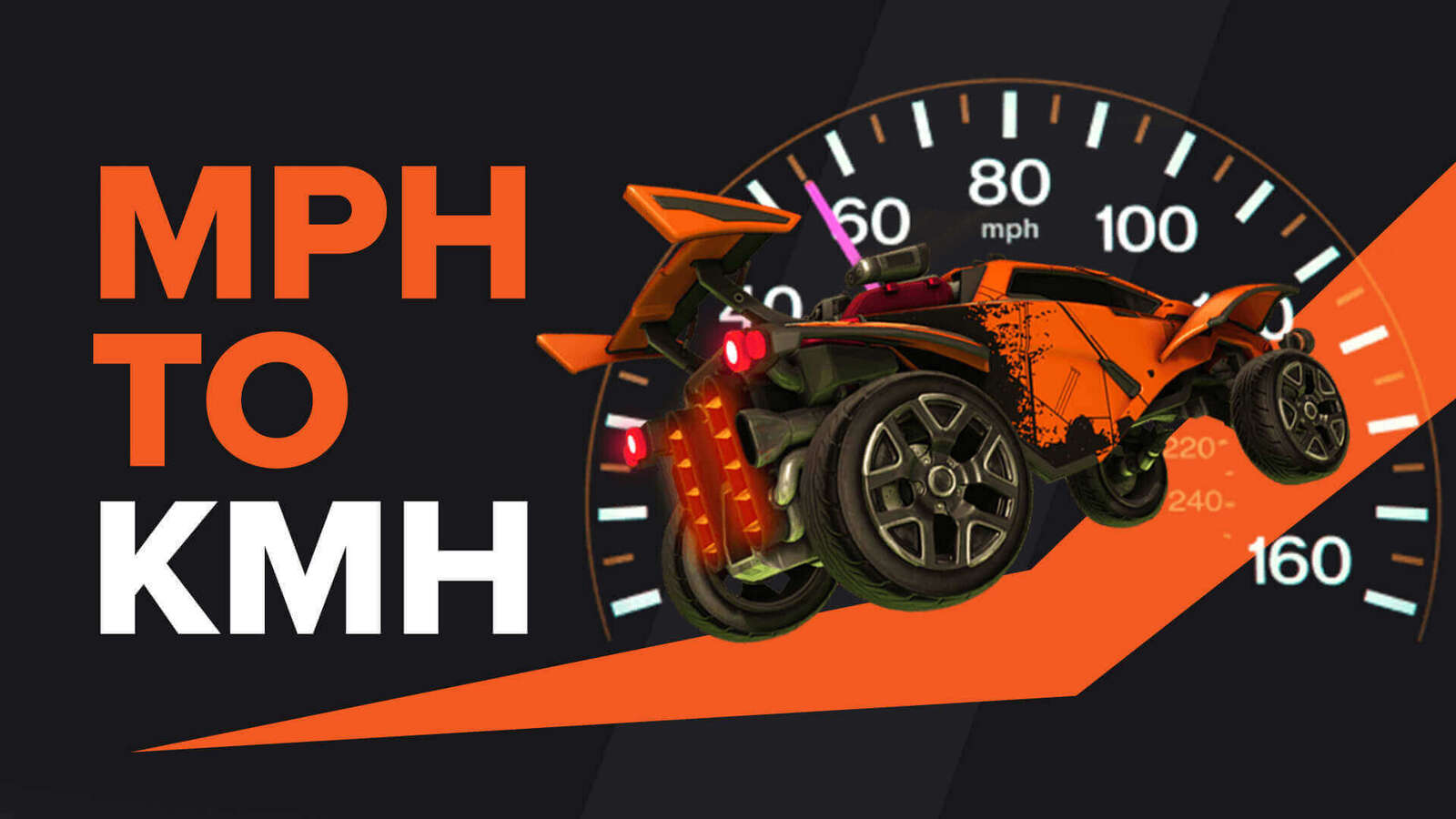 How to change mph to kph in Rocket League