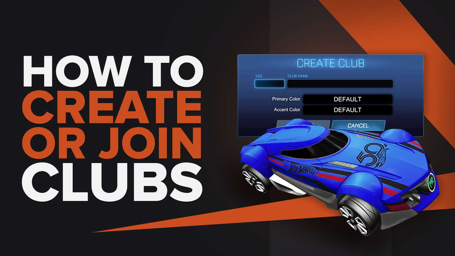 How To Create Or Join A Club Rocket League
