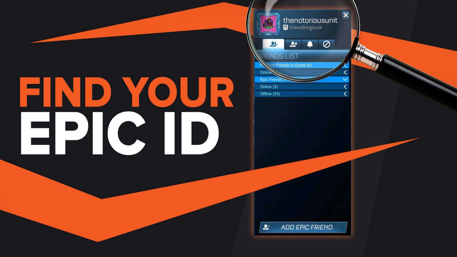 Finding your Epic ID