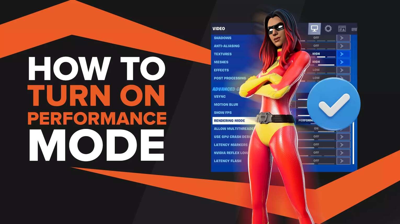 How To Enable Performance Mode In Fortnite