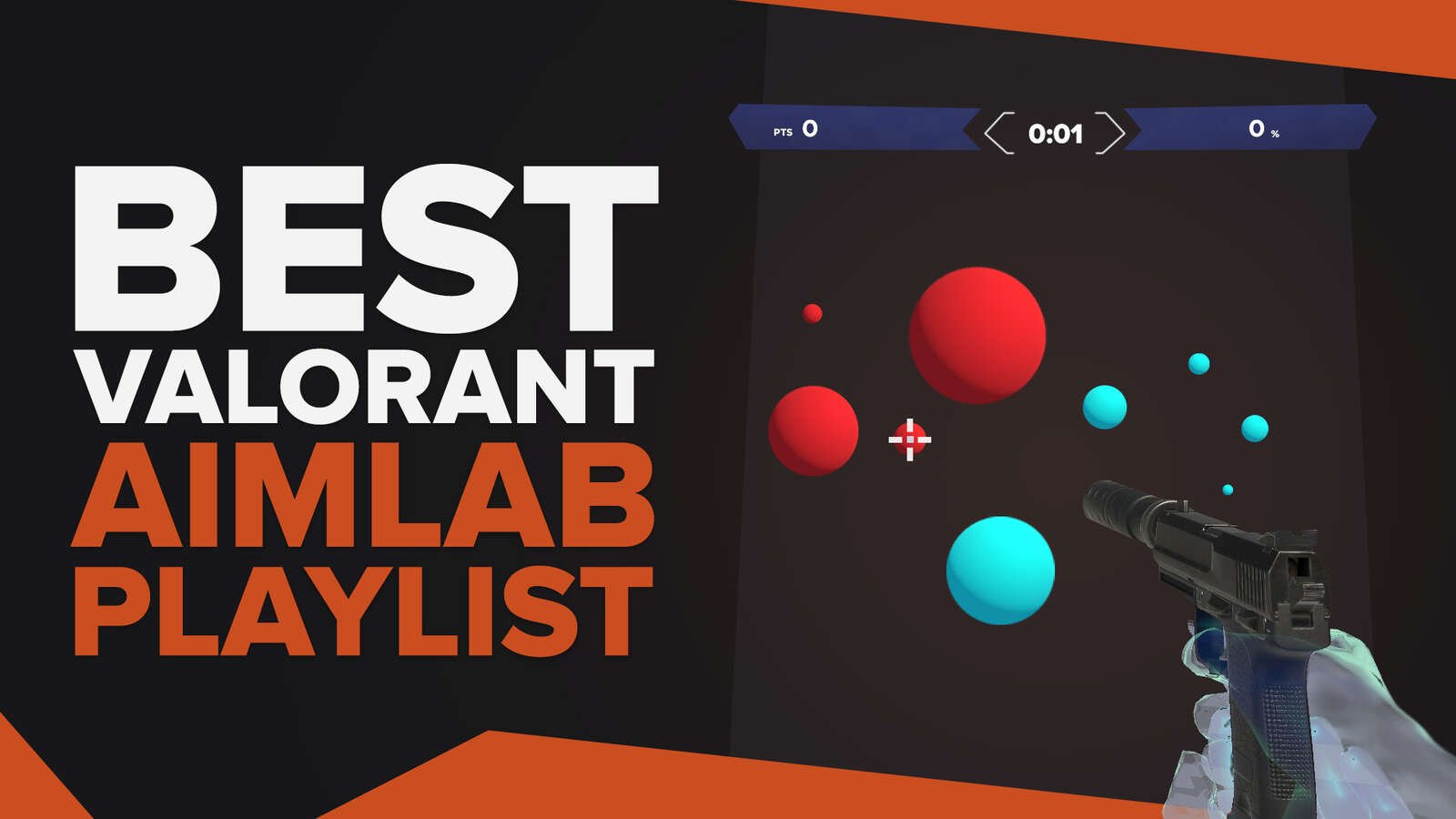 The Best Aim Lab Playlists for improving your aim in Valorant