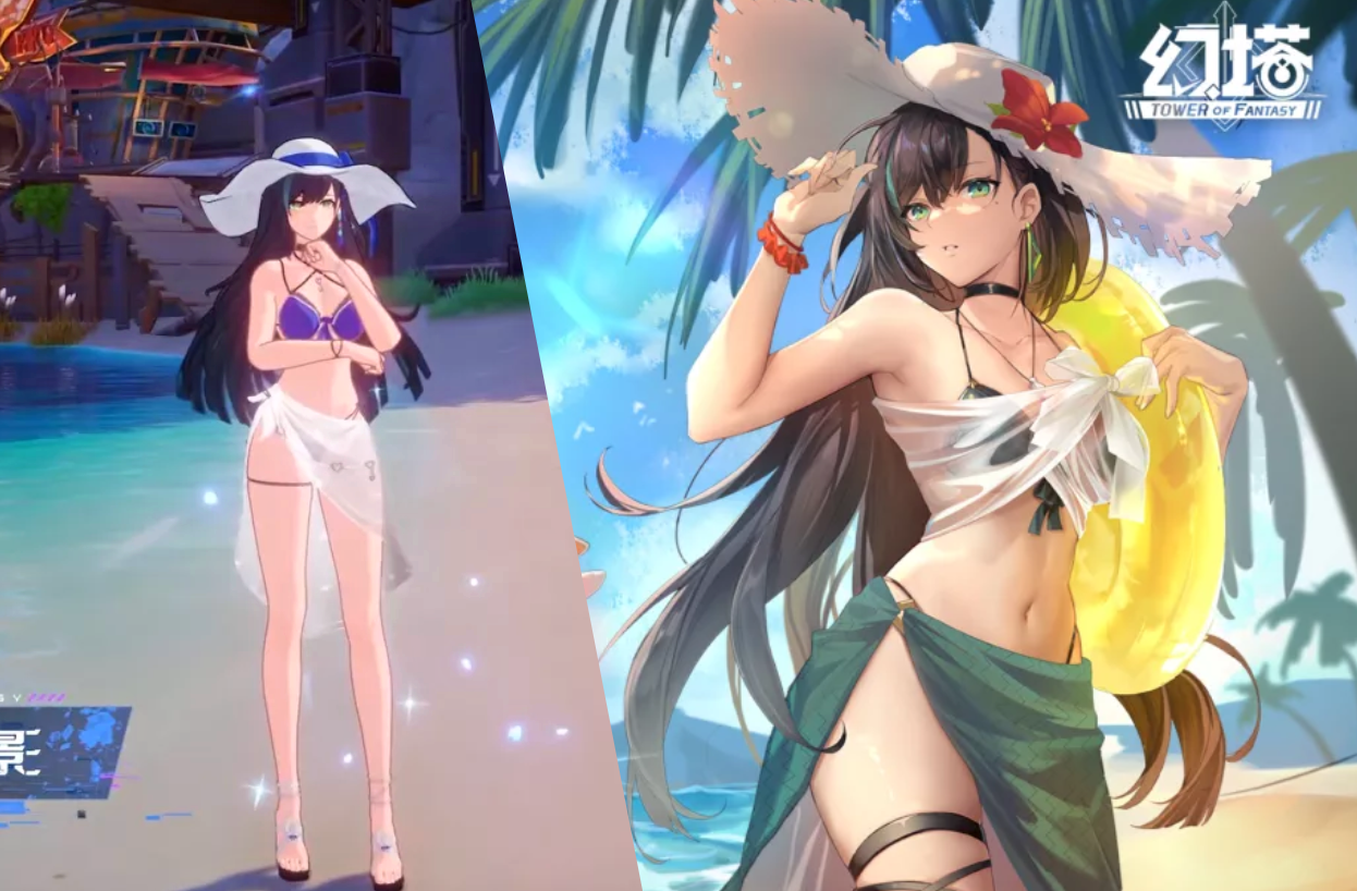 Lin's Swimsuit Outfit in Tower of Fantasy