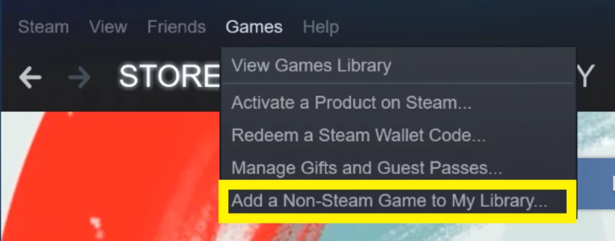 Adding a Non-Steam Game to your Library