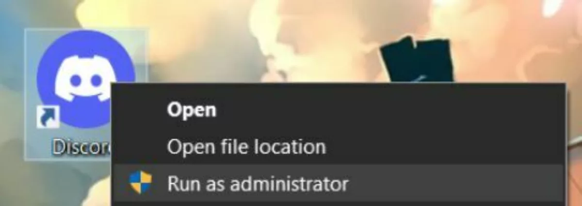 Discord run as administrator