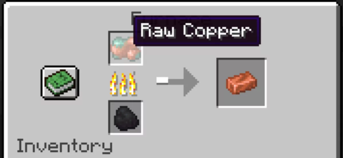 smelt raw copper ores