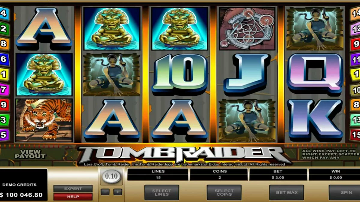 Tomb Raider Slots Machine