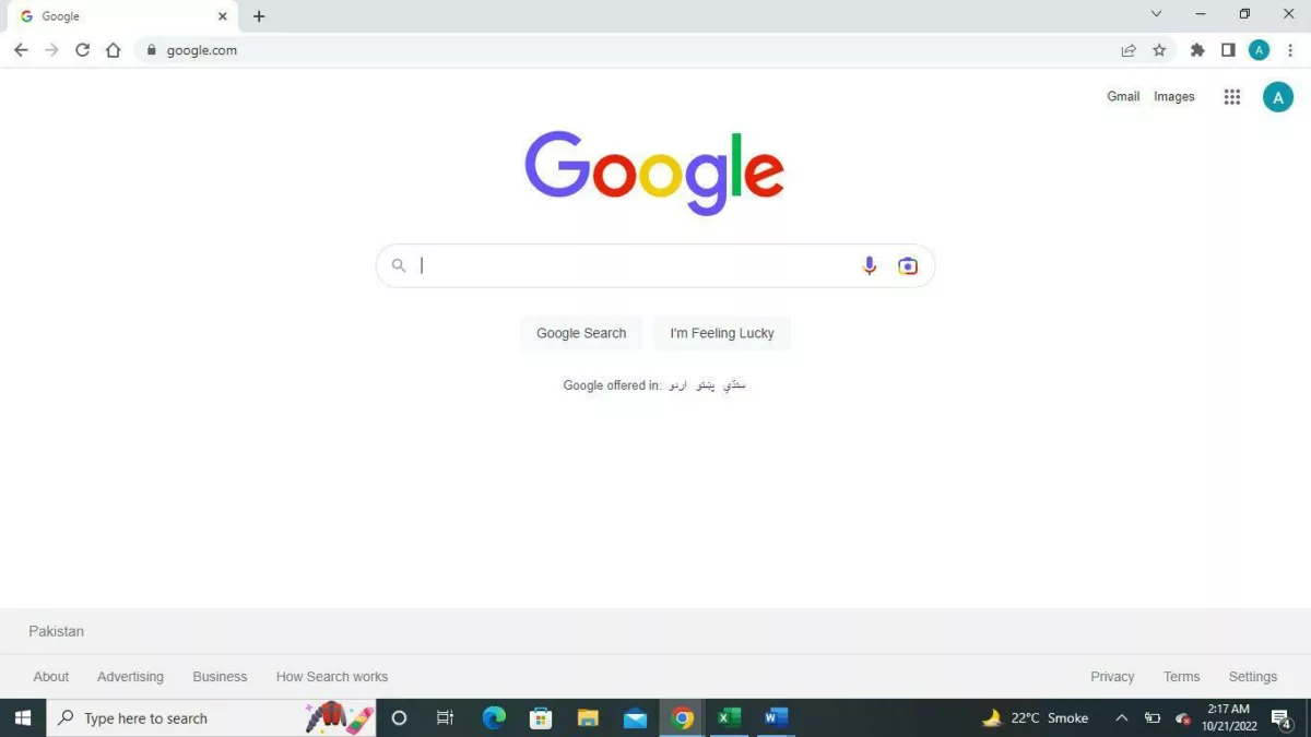 browser tab