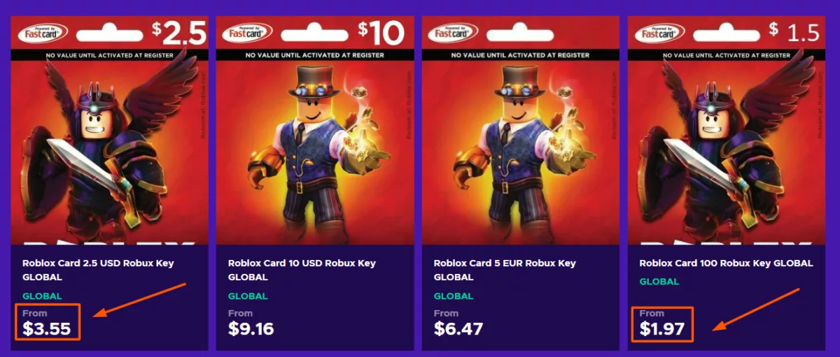 Cheapest Places Roblox Gift Card