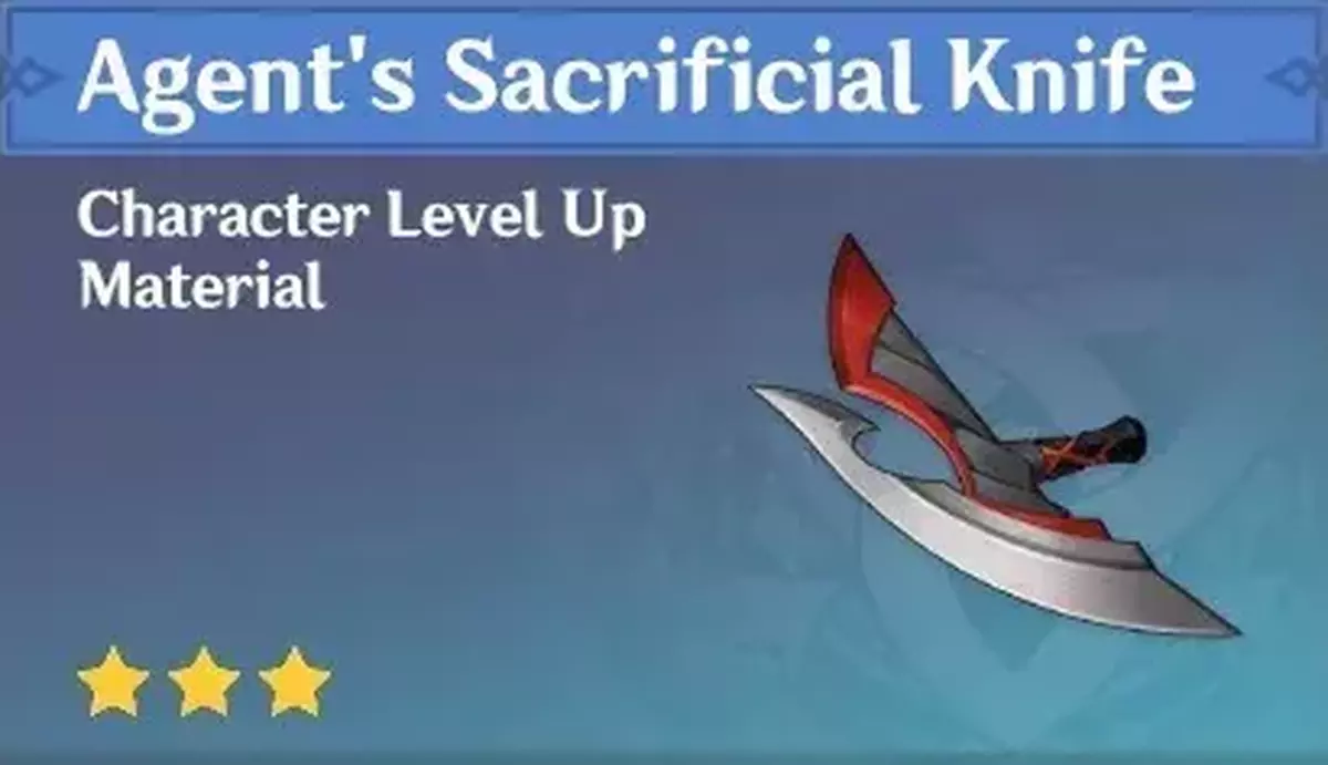 Agent's sacrificial Knife