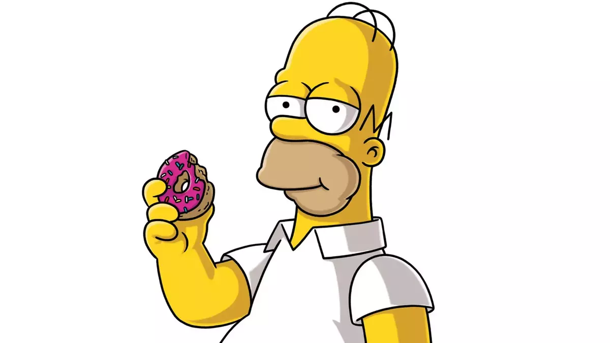 Homer Eating Donut