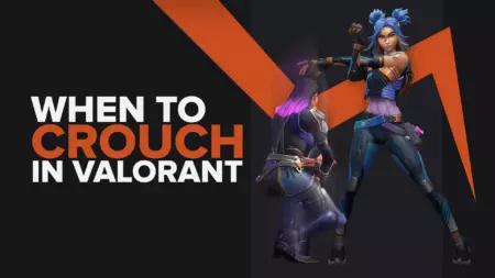 When to crouch in Valorant
