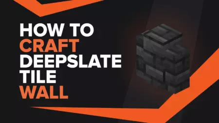 How To Make Deepslate Tile Wall In Minecraft