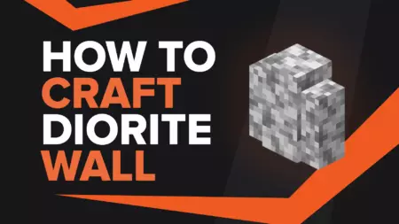 How To Make Diorite Wall In Minecraft