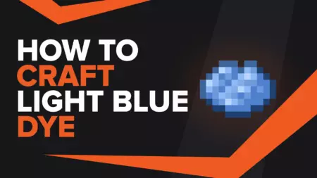 How To Make Light Blue Dye In Minecraft