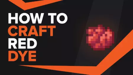 How To Make Red Dye In Minecraft