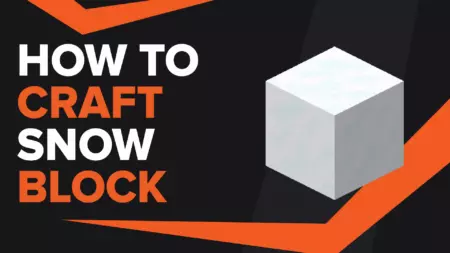 How To Make Snow Block In Minecraft