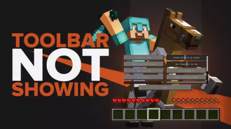 Toolbar Not Showing In Minecraft