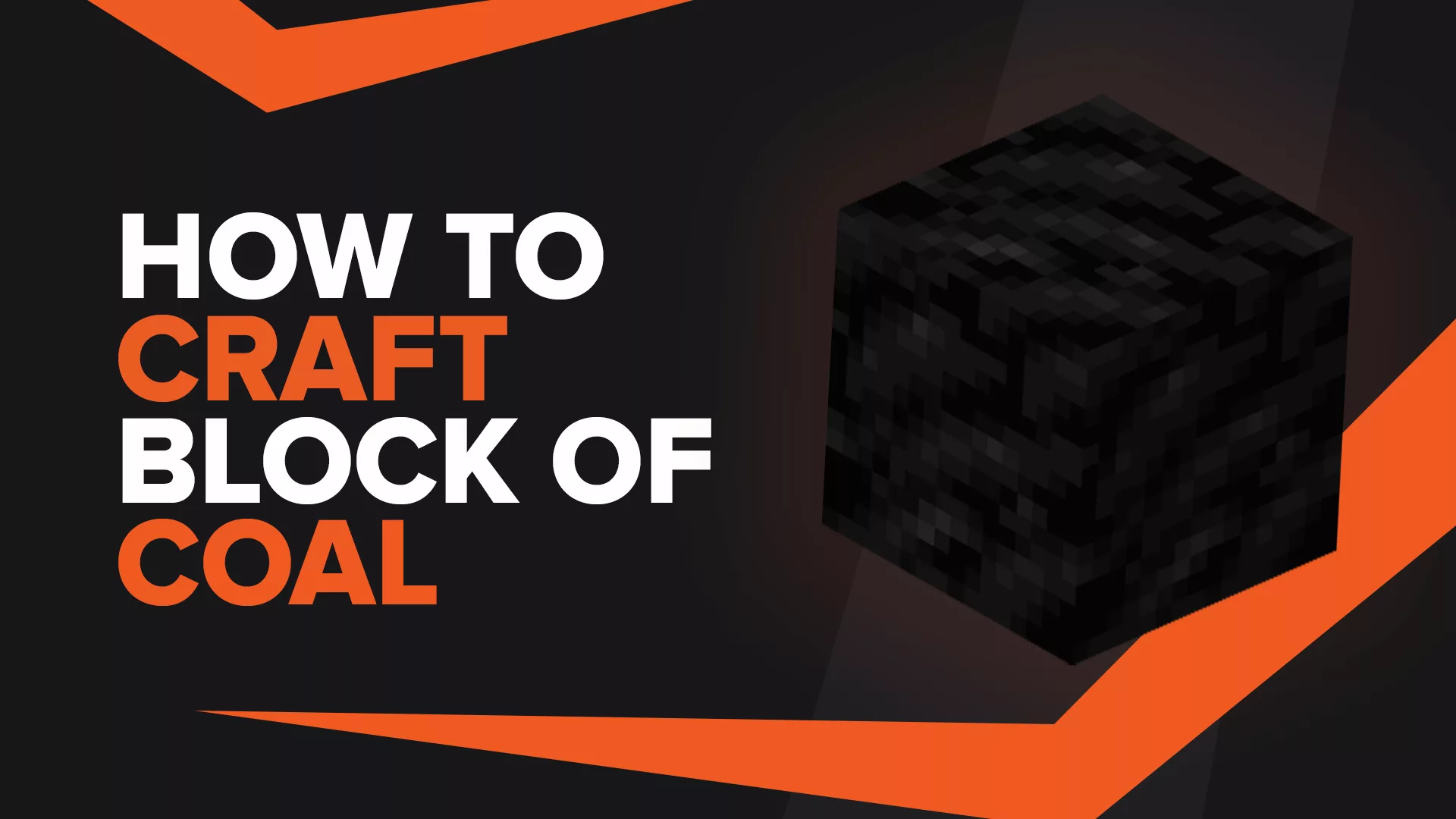How To Make Block Of Coal In Minecraft