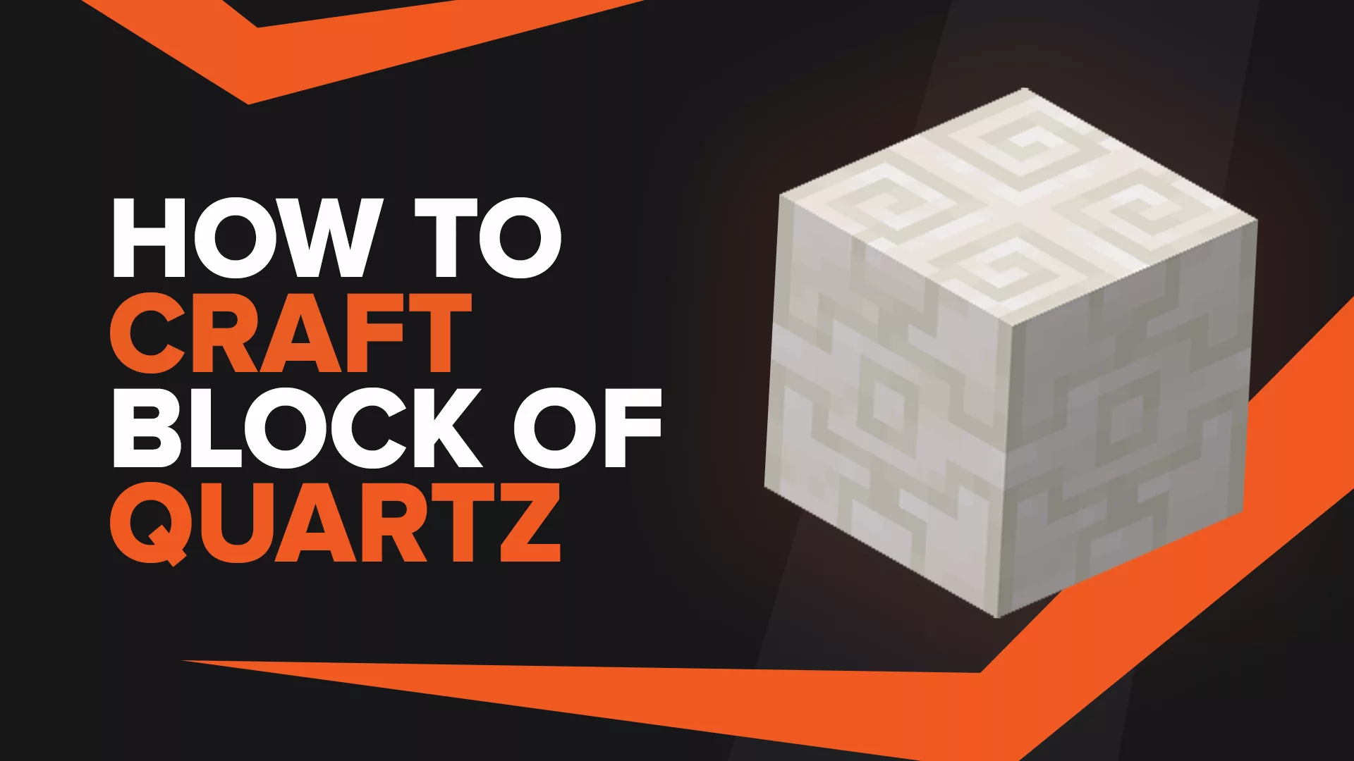 How To Make Block Of Quartz In Minecraft