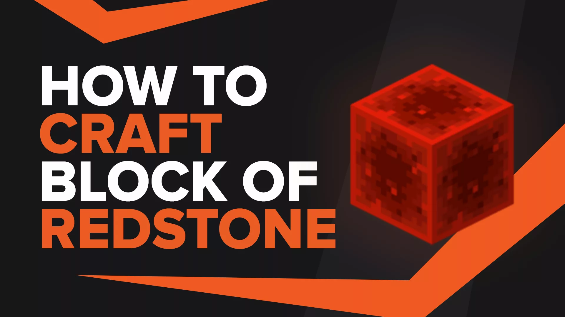 How To Make Block Of Redstone In Minecraft