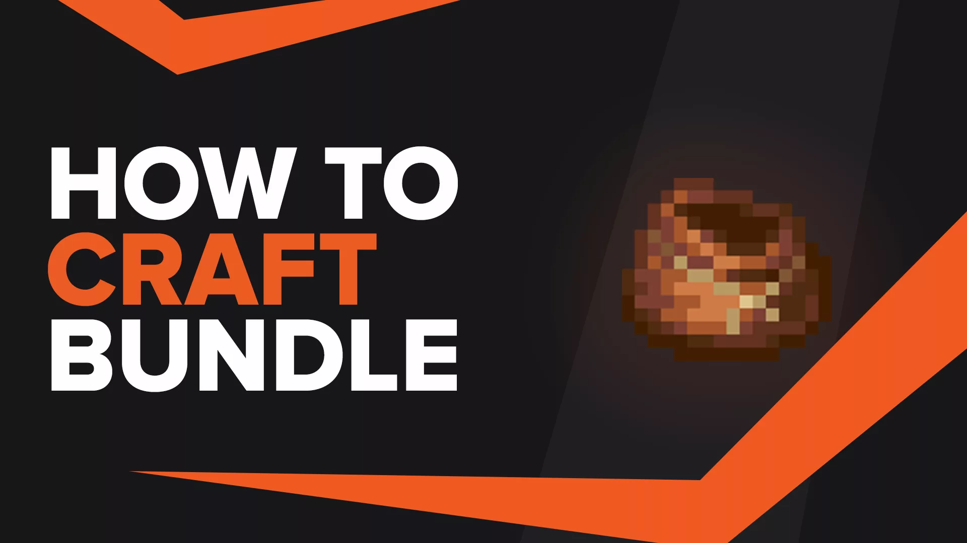 How To Make Bundle In Minecraft