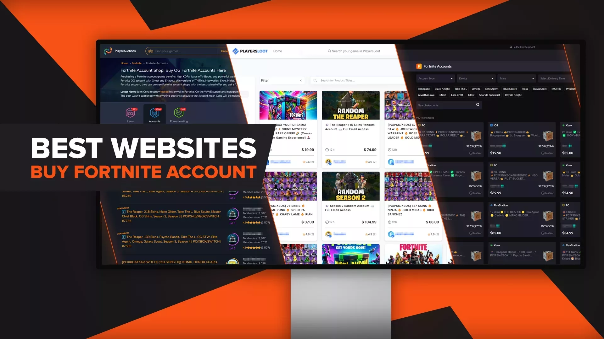 3 Best Sites to Buy Fortnite Accounts [Top Prices]