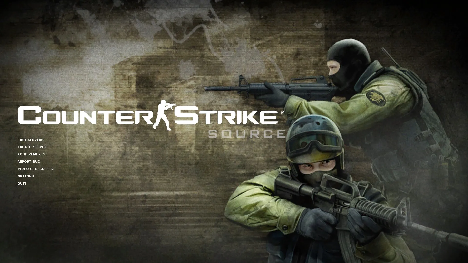 Counter Strike Source Menu