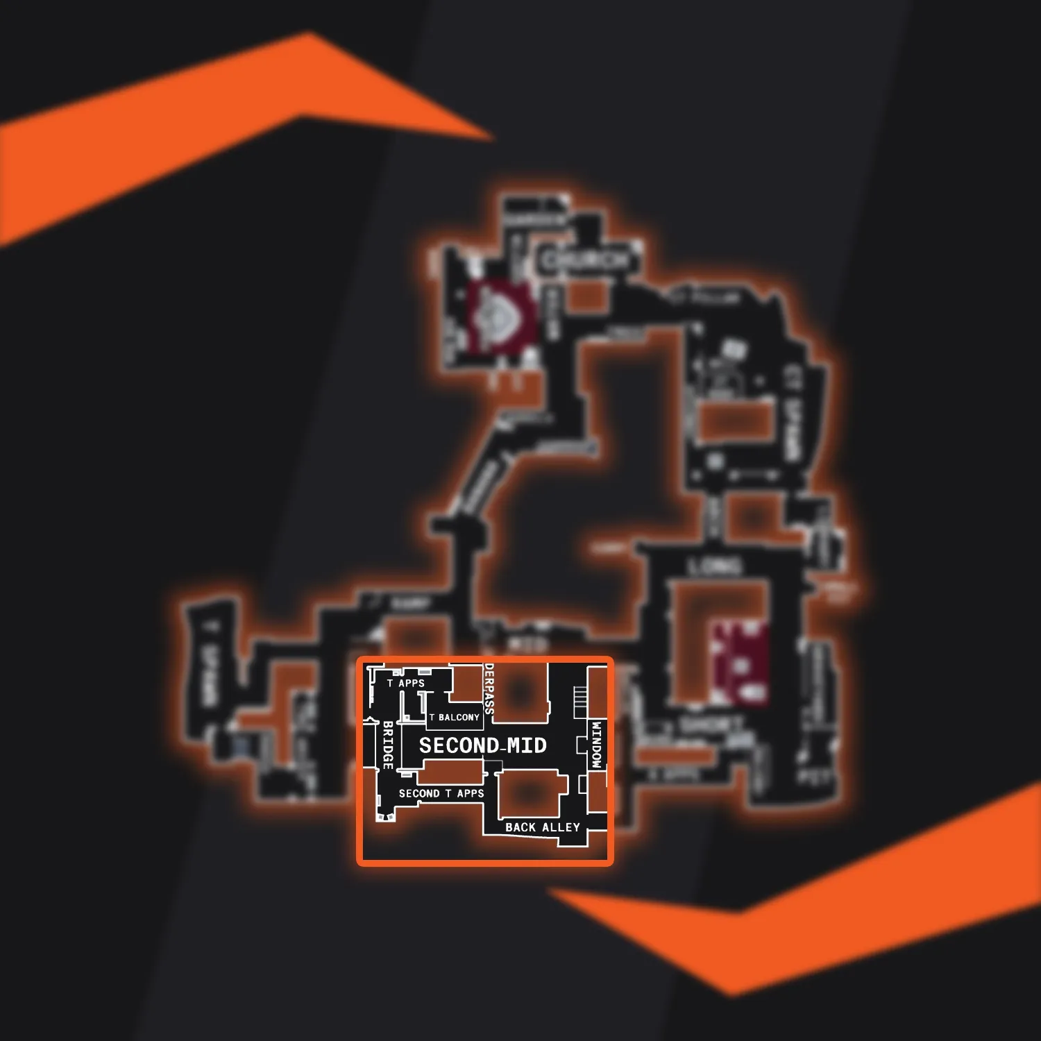 Inferno CSGO Second Middle Map