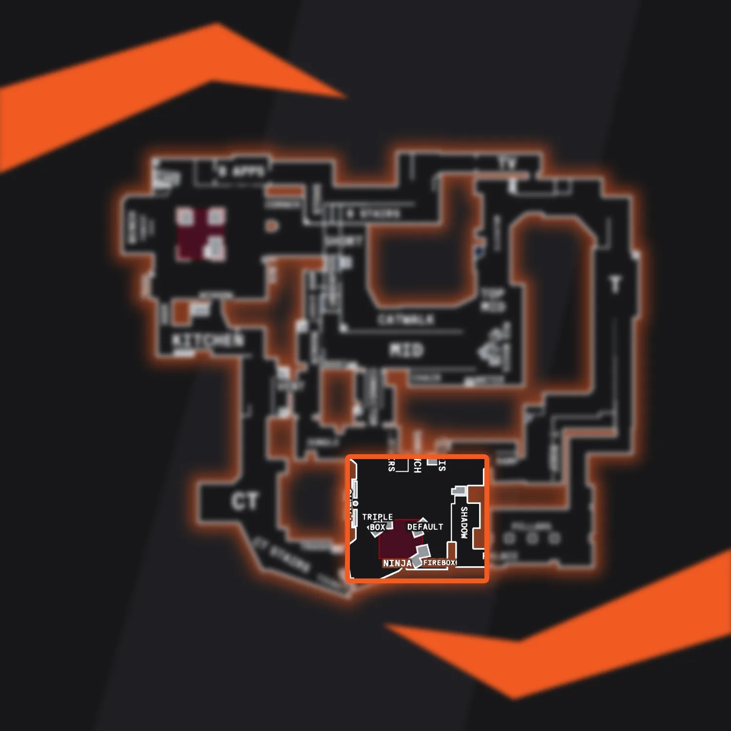 Mirage Overview Bombsite A