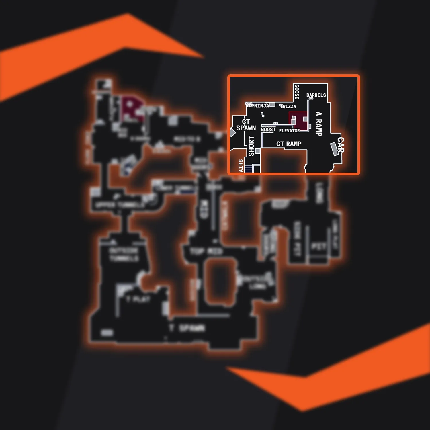 Dust 2 Map Overview Bombsite A