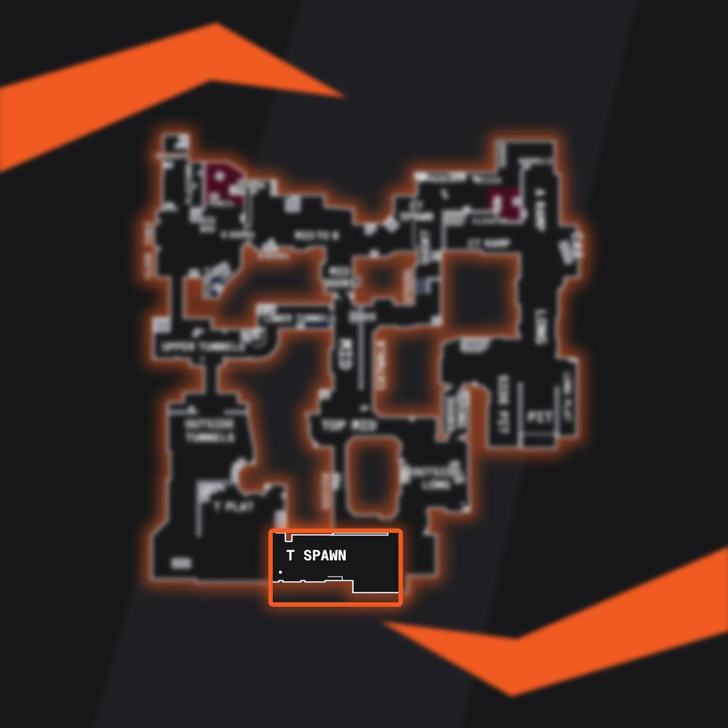 Dust 2 Map Overview T Spawn