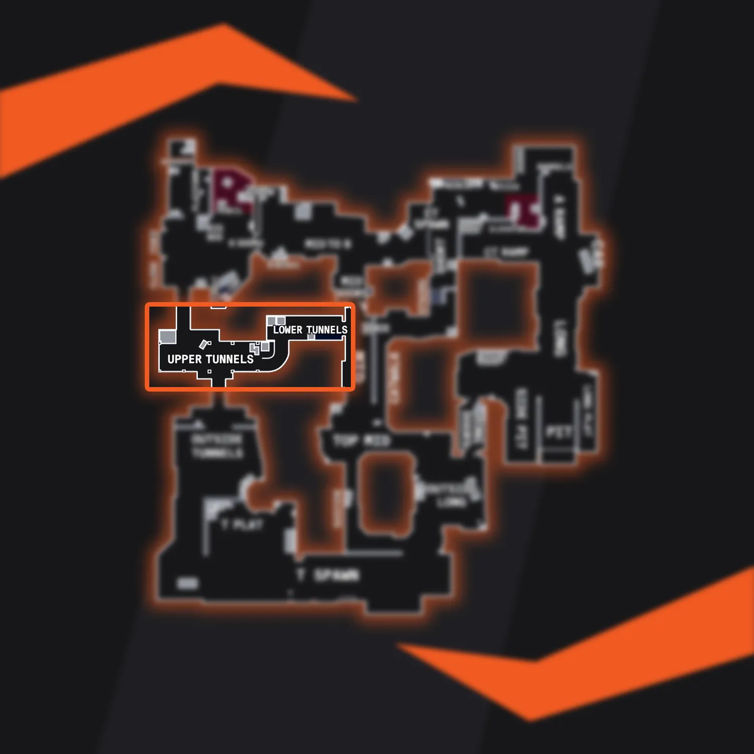 Dust 2 Map Overview Tunnels