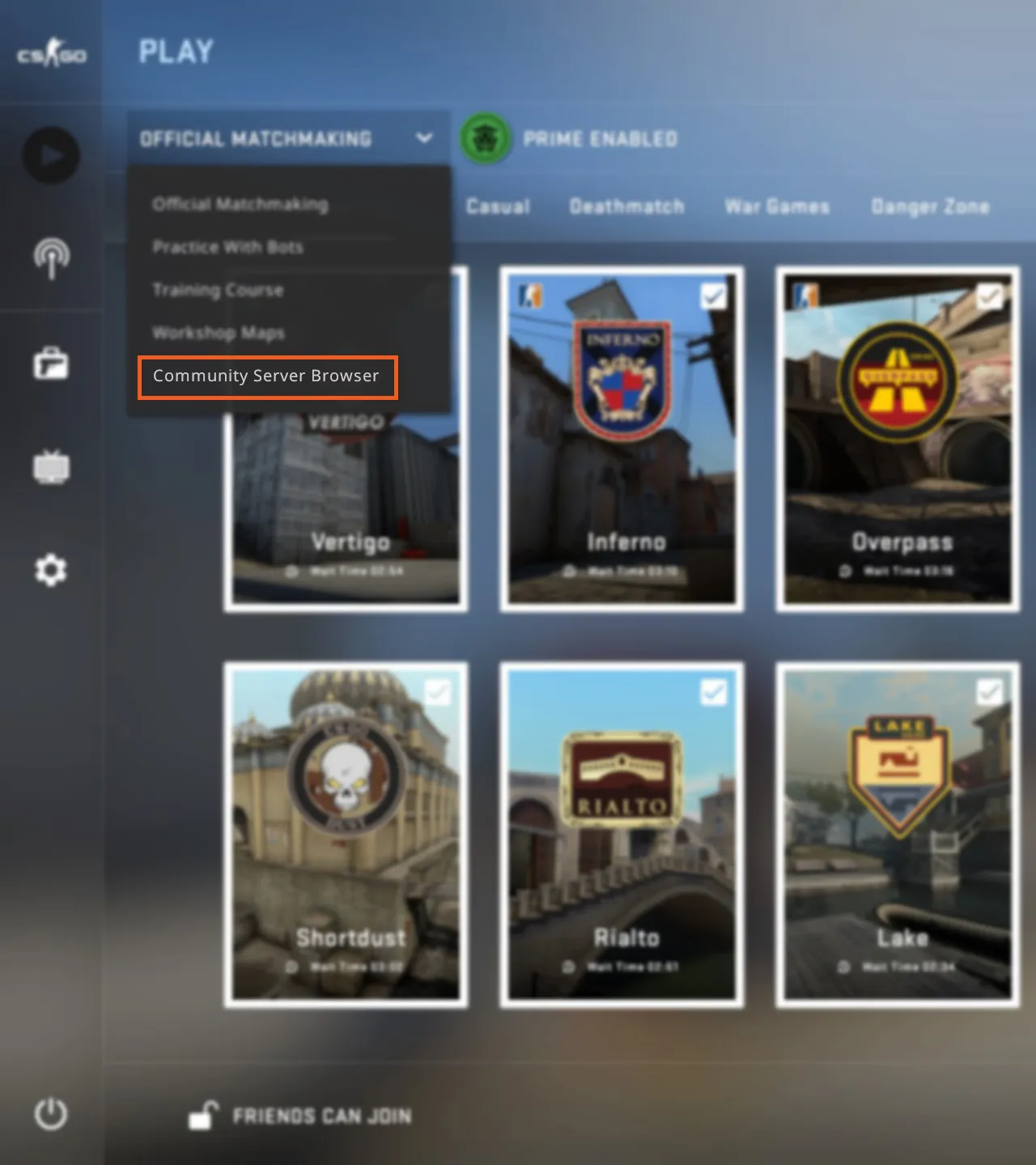 Community Browser CS GO How to
