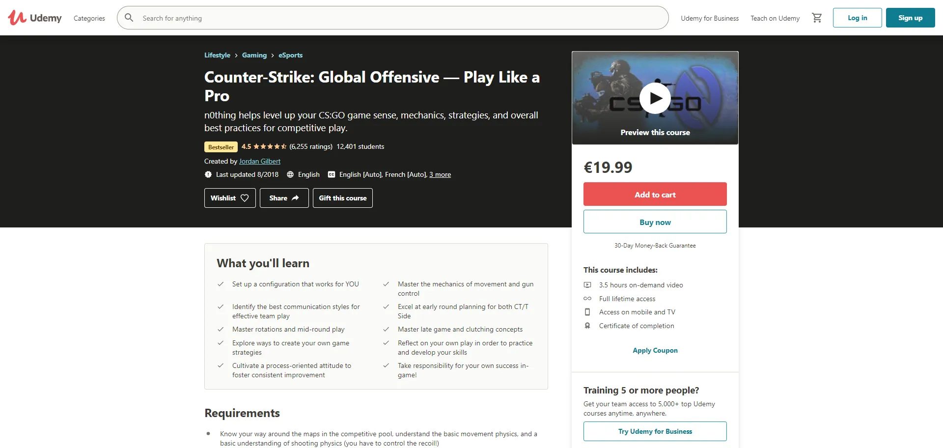 n0thing Udemy CSGO Course