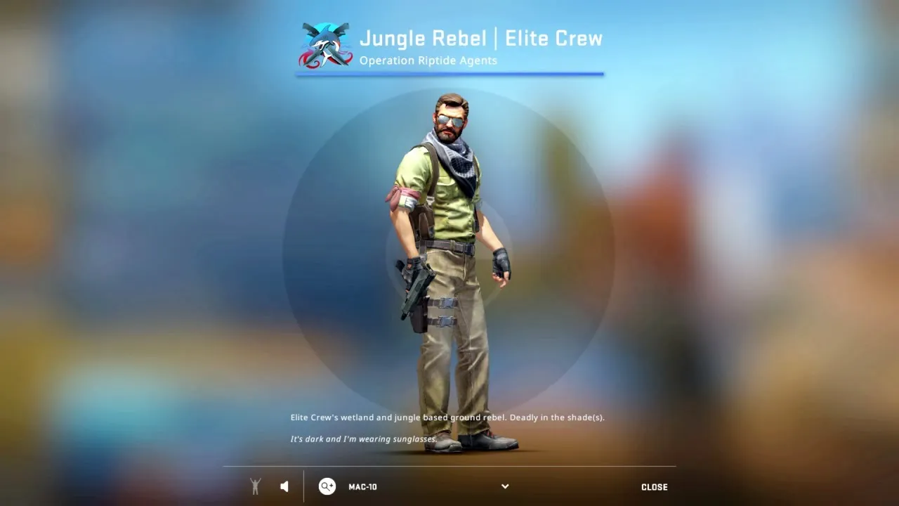 Best CSGO Agent Ancient Jungle Rebel