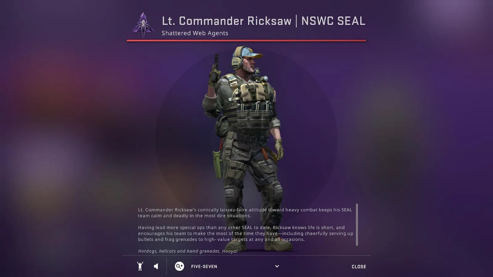 Best CSGO Agent Ancient Lt Commander Ricksaw