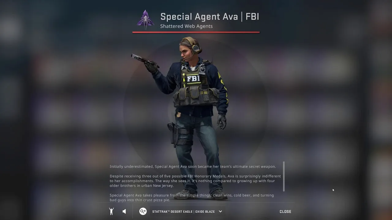 Best CSGO Agent Train Special Agent Ava