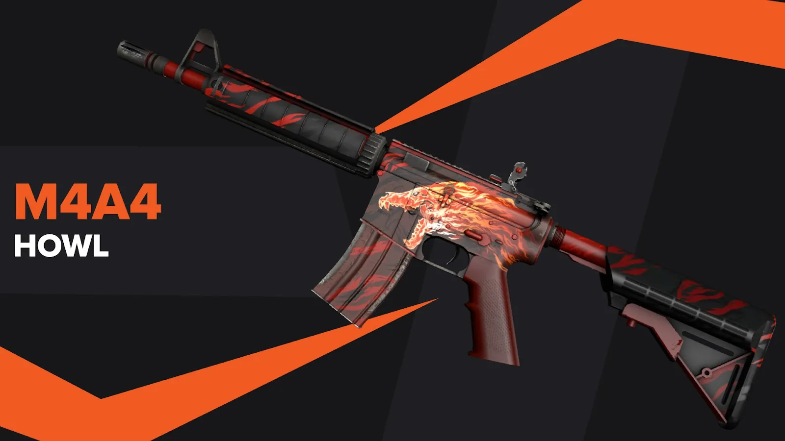 Most Expensive CSGO Skins - M4A4 Howl