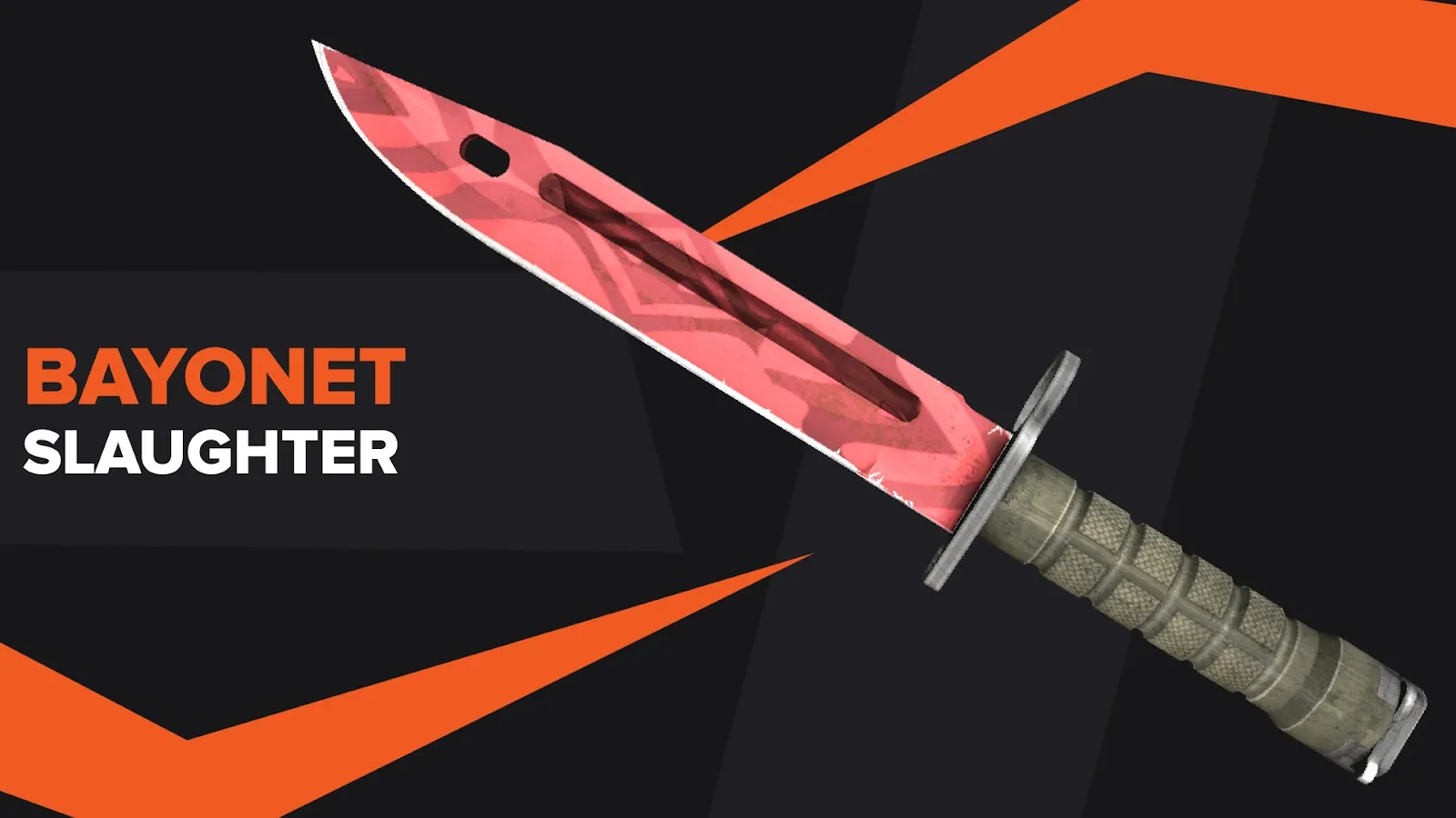 Bayonet Slaughter Expensive CSGO Knife Skin