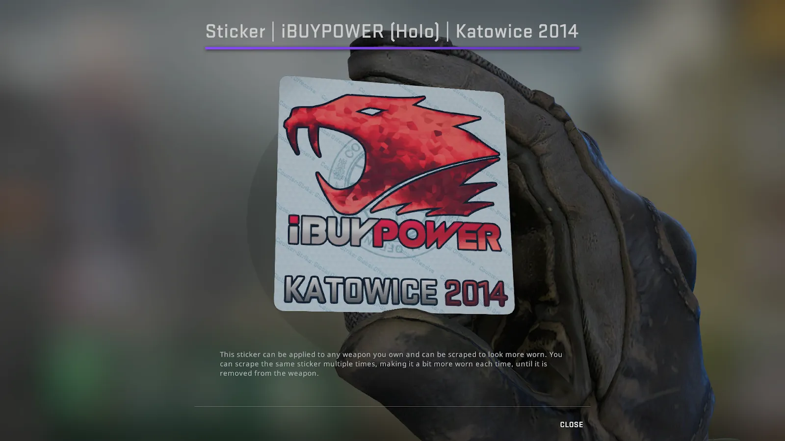 iBUYPOWER Holo Katowice 2014 Sticker