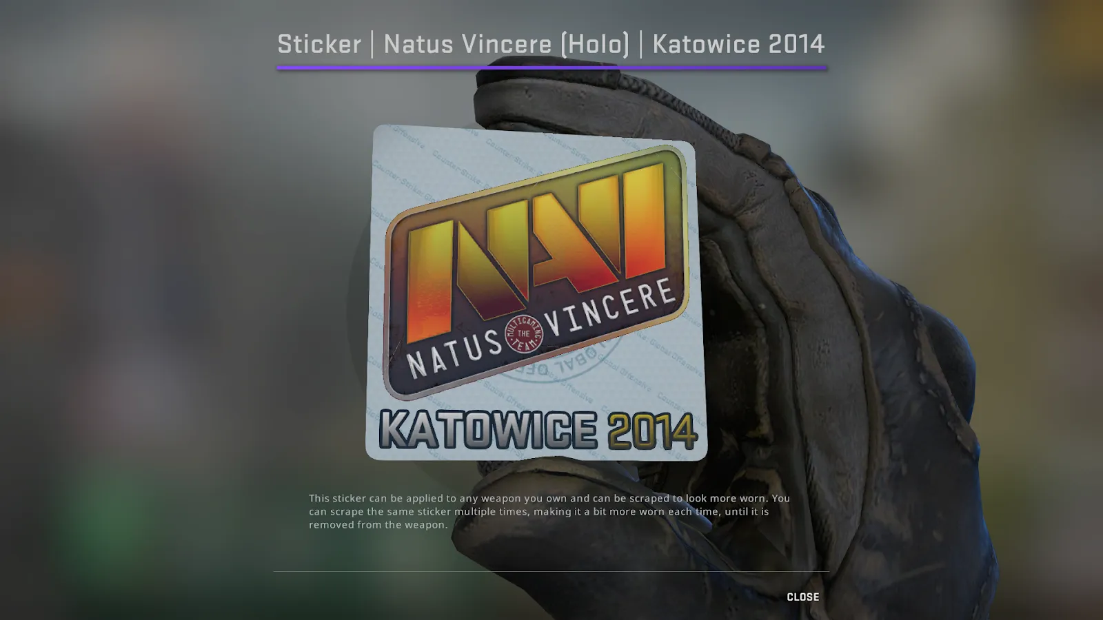Natus Vincere Holo Katowice 2014 Sticker
